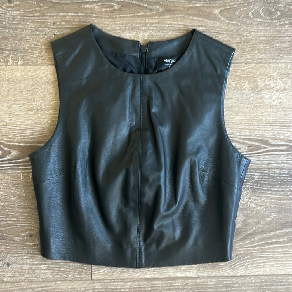Nasty Gal Leather top